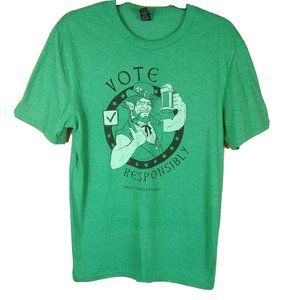 "Vote Responsibly" Green Craft The Vote T-shirt
